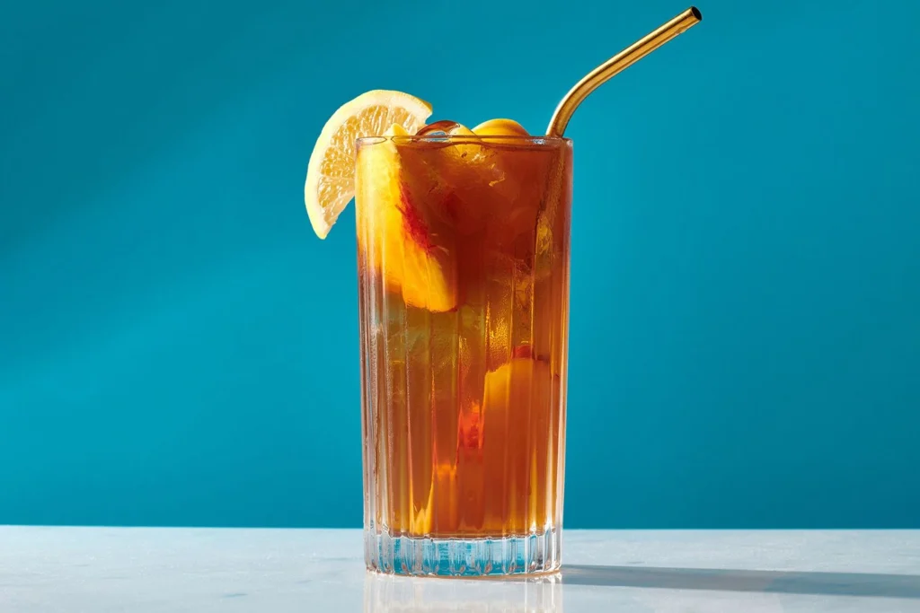 peach ice tea