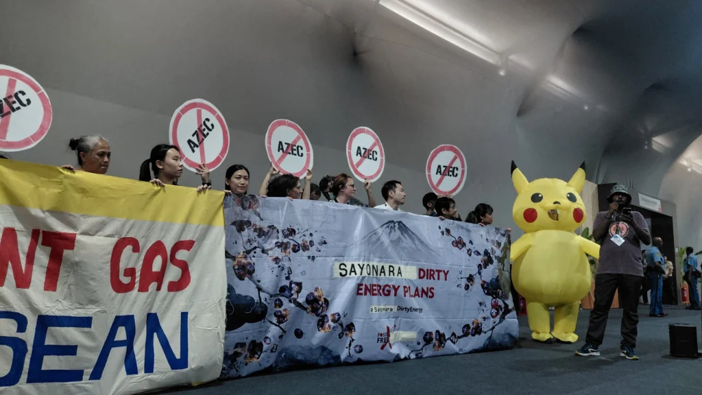 Pikachu Protest at COP30: Japan’s Fossil Fuel Backing