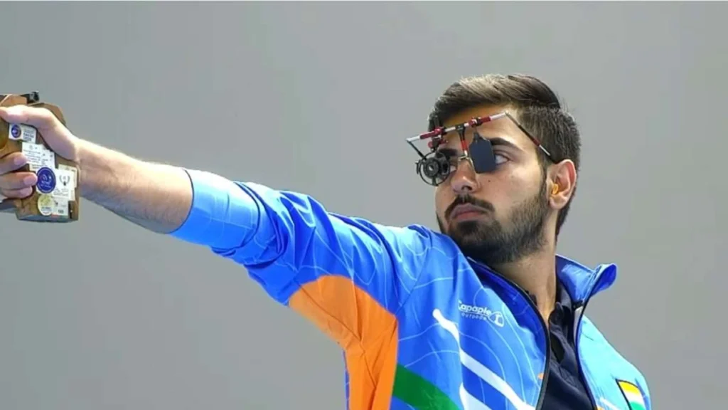 Samrat Rana Makes History with 10m Air Pistol Gold